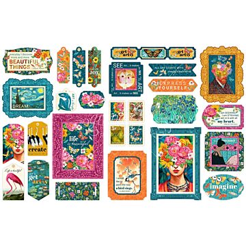 Graphic 45 Tags & Frames, Let's Get Artsy