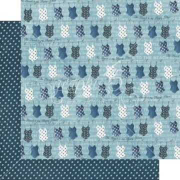 Graphic 45 12X12 Patterned Paper, The Beach is Calling - Take a Dip in the Sea