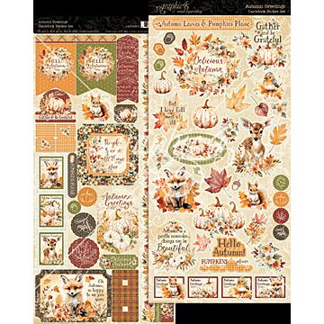 Graphic 45 Sticker Set, Autumn Greetings