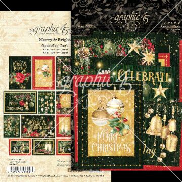 Graphic 45 Journaling Cards, Merry & Bright