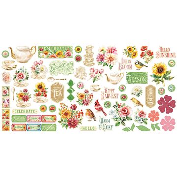 Graphic 45 Ephemera Set, Season to Celebrate