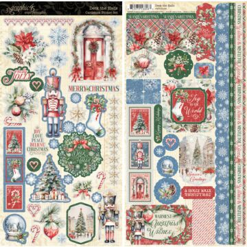 Graphic 45 Sticker Set, Deck the Halls