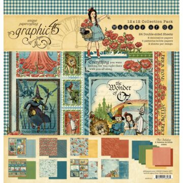 Graphic 45 12X12 Collection Pack, Wonder of Oz