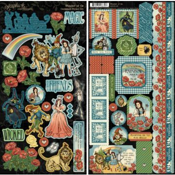 Graphic 45 Sticker Set, Wonder of Oz