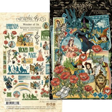 Graphic 45 Ephemera Set, Wonder of Oz