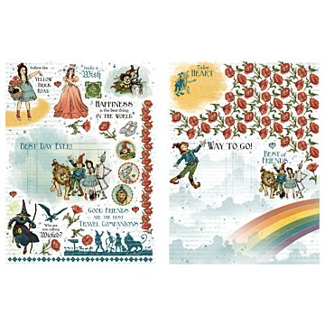 Graphic 45 Rub-on Transfers, Wonder of Oz