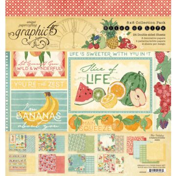 Graphic 45 Slice of Life 8x8 Collection Pack
