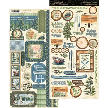 Graphic 45 Adventure Awaits Sticker Set