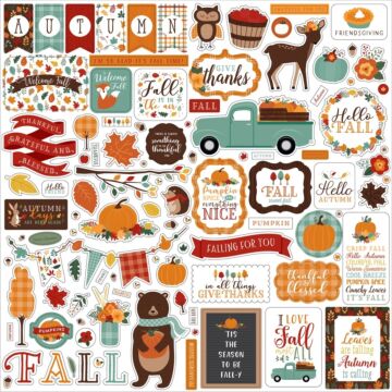 Echo Park HAPPY FALL ELEMENT STICKER