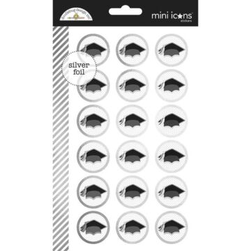 Doodlebug Designs - Mini Icons Stickers - Hats off! (2 sheets)