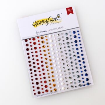 Honey Bee Stamps Gem Stickers, Americana