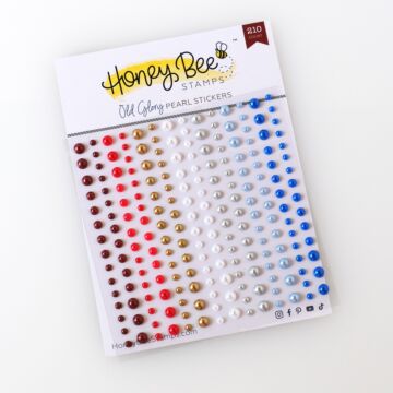 Honey Bee Stamps Pearl Stickers, Old Glory