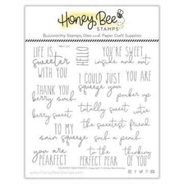 Honey Bee Clear Stamp, Pearfect Sentiments