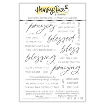 Honey Bee Stamps Clear Stamp, Praying Big Time