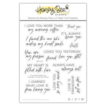 Honey Bee Stamps Clear Stamp, It's Always Been You