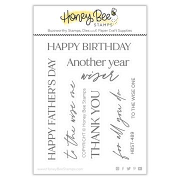 Honey Bee Stamps Clear Stamp, To the Wise One