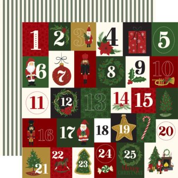 Echo Park - Here Comes Santa Claus - 12x12 Double sided - Twenty-Five Days
