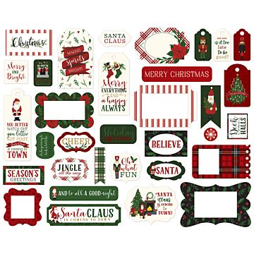 Echo Park - Here Comes Santa Claus Frames & Tags