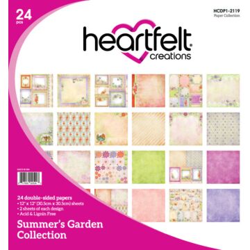 Heartfelt Creations 12X12 Paper Collection, Summer's Garden