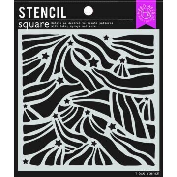 Hero Arts Stencil, Starlight Rays