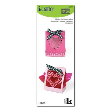 i-crafter Die, Valentine Treat Lantern Add-on by Lynda Kanase