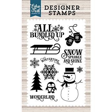Echo Park I Love Winter: Winter Wonderland 4x6 Stamp