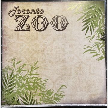 Custom Zoo Ferns 12x12 Paper - Toronto Zoo