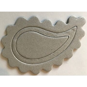 Chipboard Paisley Shape 2