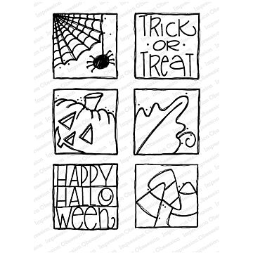 Impression Obsession Happy Halloween Clear Stamp