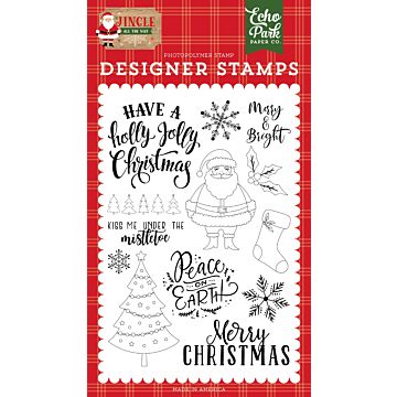 Echo Park Jingle All The Way: Holly Jolly Christmas Stamp Set