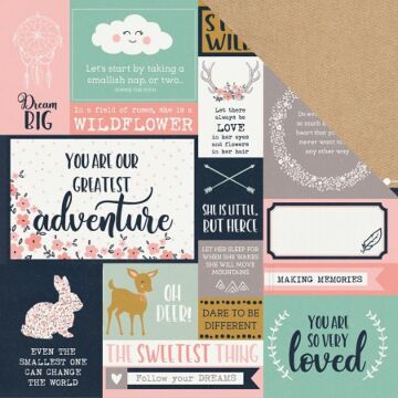 Kaisercraft 12X12 Patterned Paper, Hide & Seek - Deer