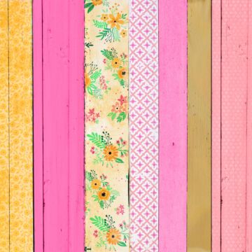 Kaisercraft 12X12 Patterned Paper, Paisley Days - Smiles