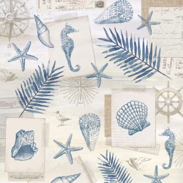 Kaisercraft 12X12 Patterned Paper, Coastline - Ocean