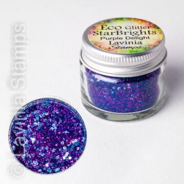 Lavinia Stamps StarBrights Eco Glitter, Purple Delight