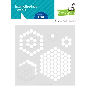 Lawn Fawn Stencil, Honeycomb