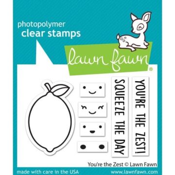 Lawn Fawn - Clear Photopolymer Stamps - You're the Zest