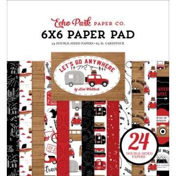 Echo Park LET'S GO ANYWHERE 6X6 PAPER PAD