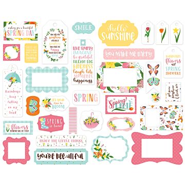 Echo Park - I Love Spring Frames & Tags