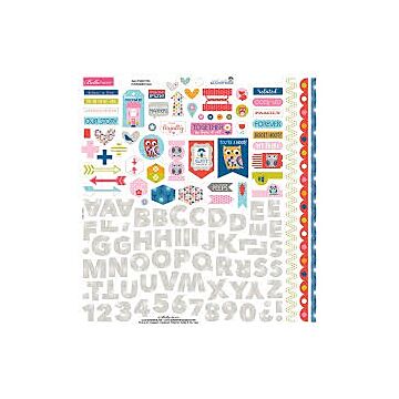 Bella BLVD Mind Your Manners 12x12 Stickers