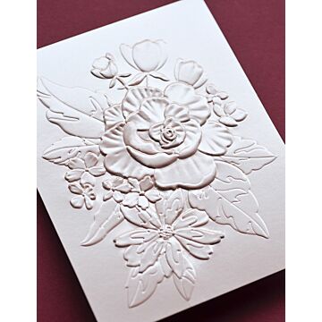 Memory Box 3D Embossing Folder & Die, Cheerful Floral