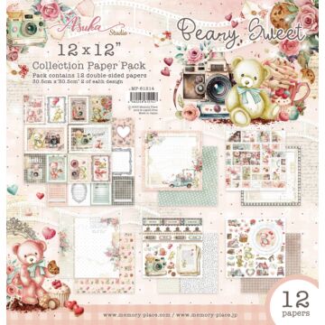 Memory-Place Asuka Studio 12X12 Collection Pack, Beary Sweet