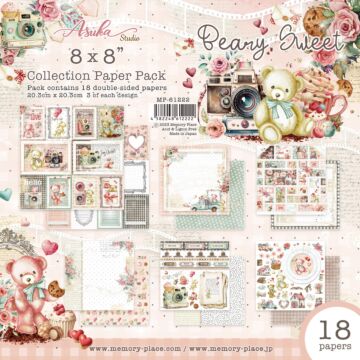 Memory-Place Asuka Studio 8X8 Collection Pack, Beary Sweet