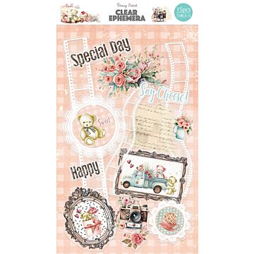 Memory-Place Asuka Studio Clear Ephemera, Beary Sweet