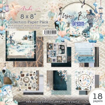 Memory-Place Asuka Studio 8X8 Collection Pack, Moon Bunny Dream