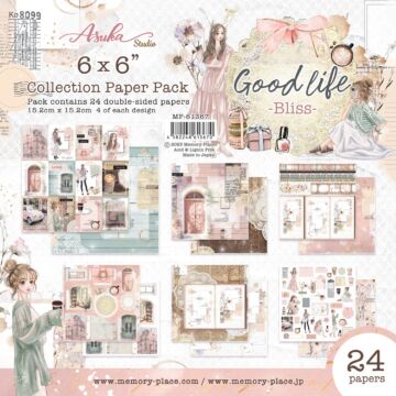 Memory-Place 6X6 Collection Pack, Good Life Bliss
