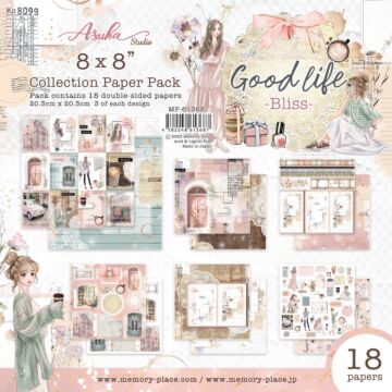 Memory-Place 8X8 Collection Pack, Good Life Bliss