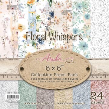 Memory-Place 6X6 Collection Pack, Floral Whispers