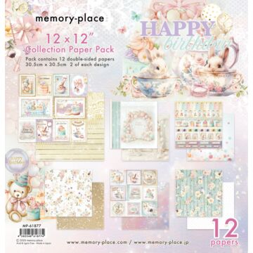 Memory Place Happy Birthday 12x12 Collection Pack