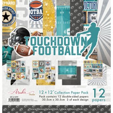 Memory Place Touchdown Football 12x12 Collection Pack