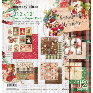Memory Place Christmas Wishes 12x12 Collection Pack